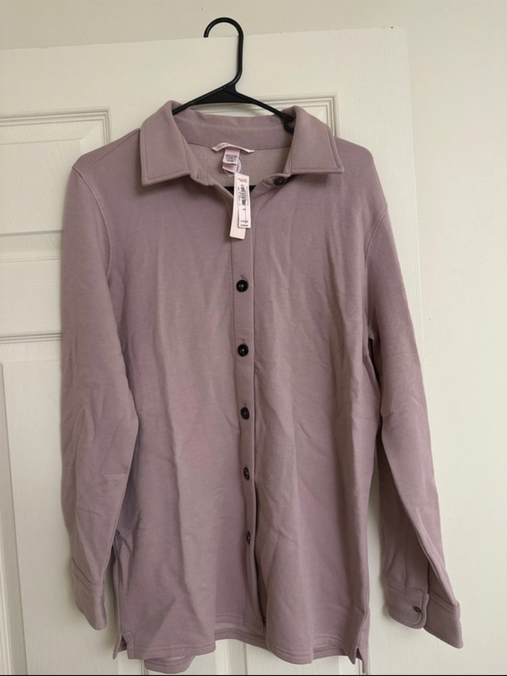 PINK Victoria's Secret Dusty Mauve Button-Down Shirt